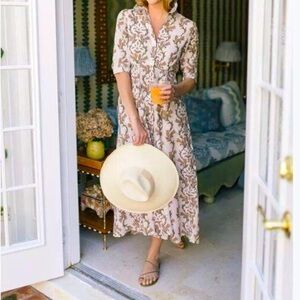 Julia Amory coco jardin summer weight dress L